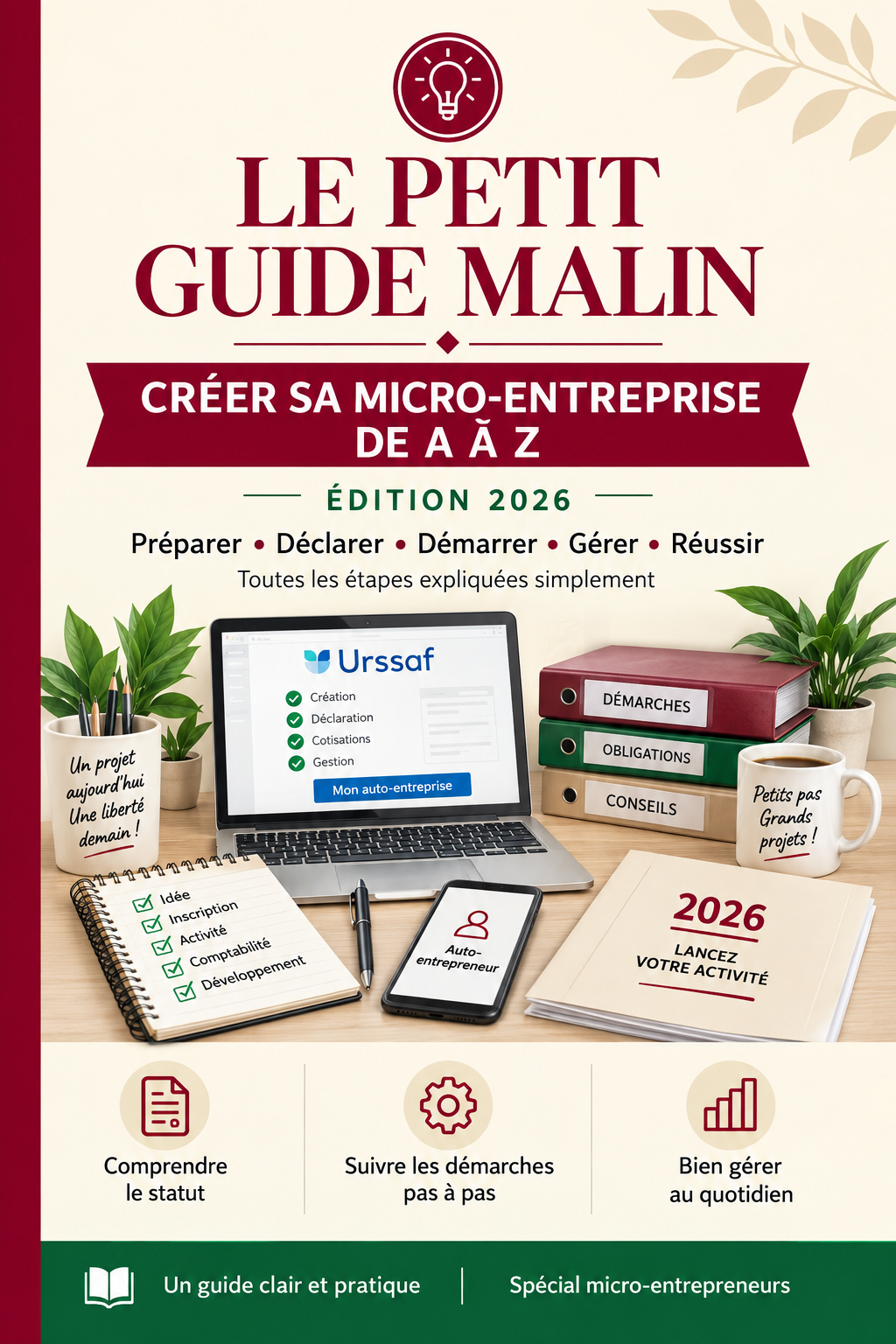 Guide – Créer sa micro-entreprise de A à Z | Édition 2026