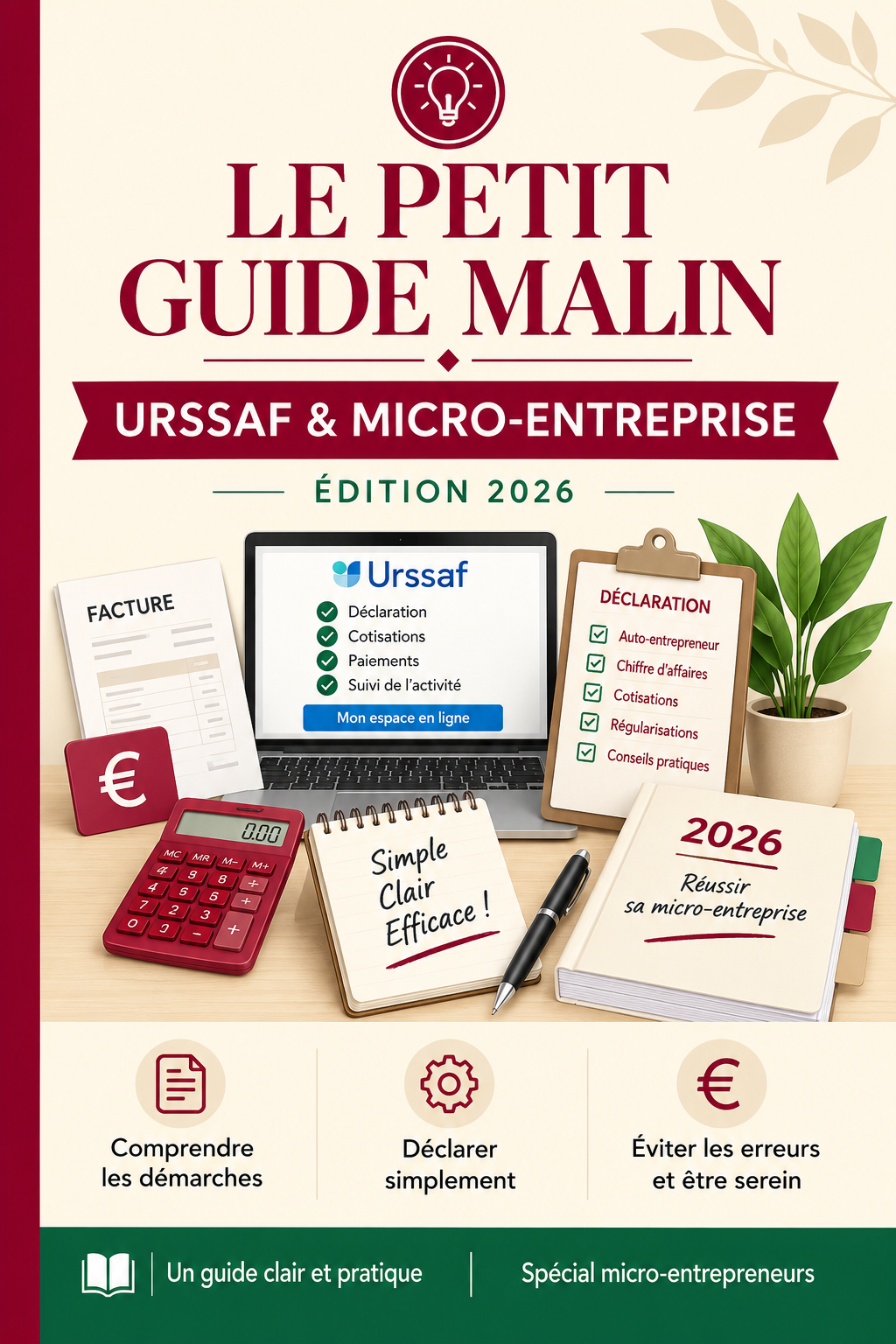Guide URSSAF & Micro-Entreprise – Déclarations, cotisations et ACRE | Édition 2026