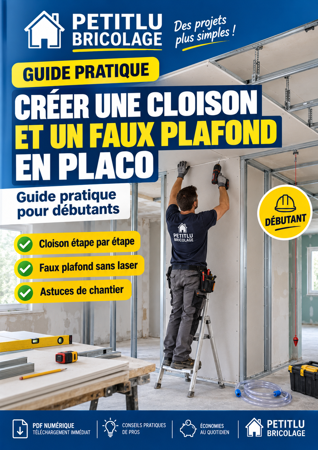 Placo : créer une cloison et un faux plafond – Guide pratique pour débutants