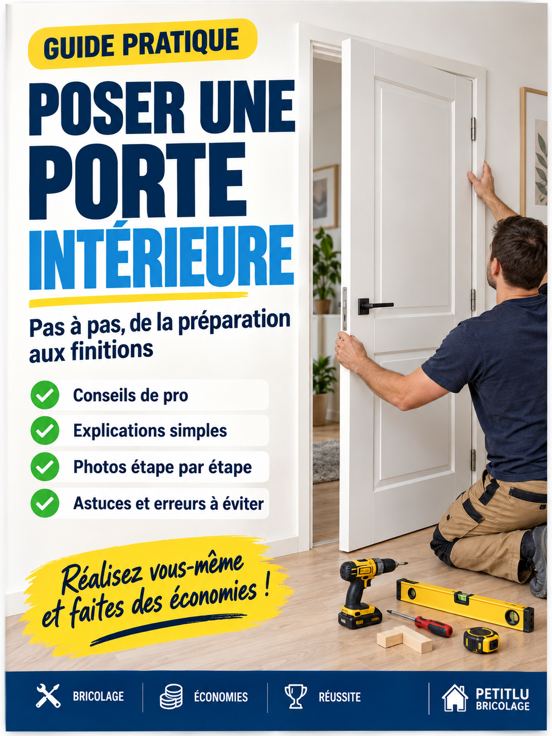 Couverture Poser une porte intérieure