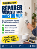 Couverture Réparer fissures et trous dans un mur